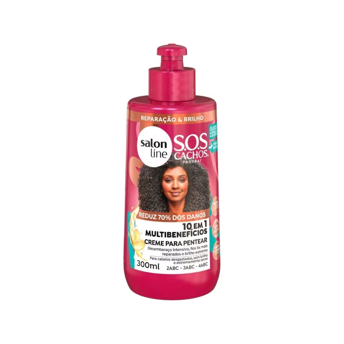 Creme de Pentear Salon Line SOS Cachos Multibenefícios Creme para Cabelo Cacheado 300 ml Creme de Pentear Salon Line SOS Cachos Multibenefícios Creme para Cabelo Cacheado 300 ml