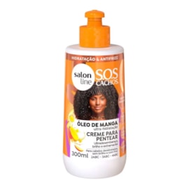 Creme de Pentear Salon Line SOS Cachos Oleo de Manga para Cabelo Cacheado 300 ml