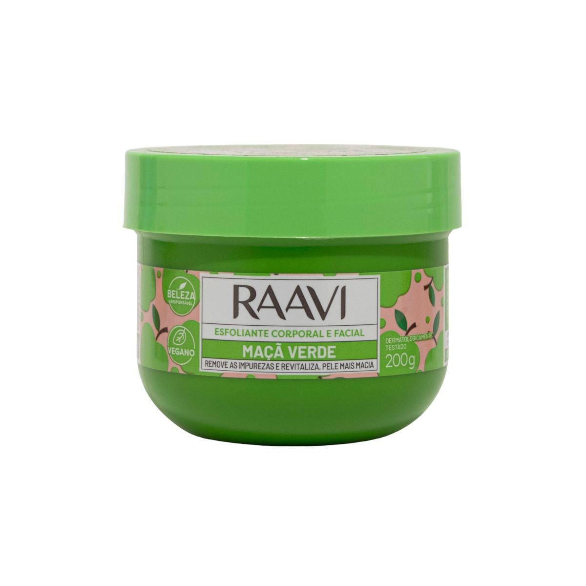 Creme Esfoliante Raavi Maçã Verde Renovacao Corporal 200 g Creme Esfoliante Raavi Maçã Verde Renovacao Corporal 200 g