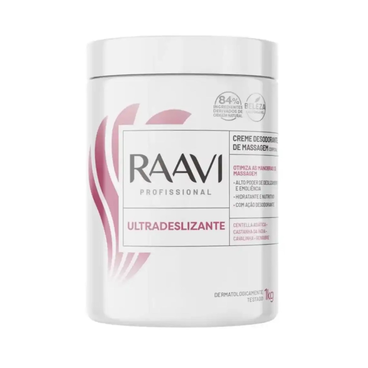 Creme Massagem Raavi Ultradeslizante Desodorante 1 kg Creme Massagem Raavi Ultradeslizante Desodorante 1 kg