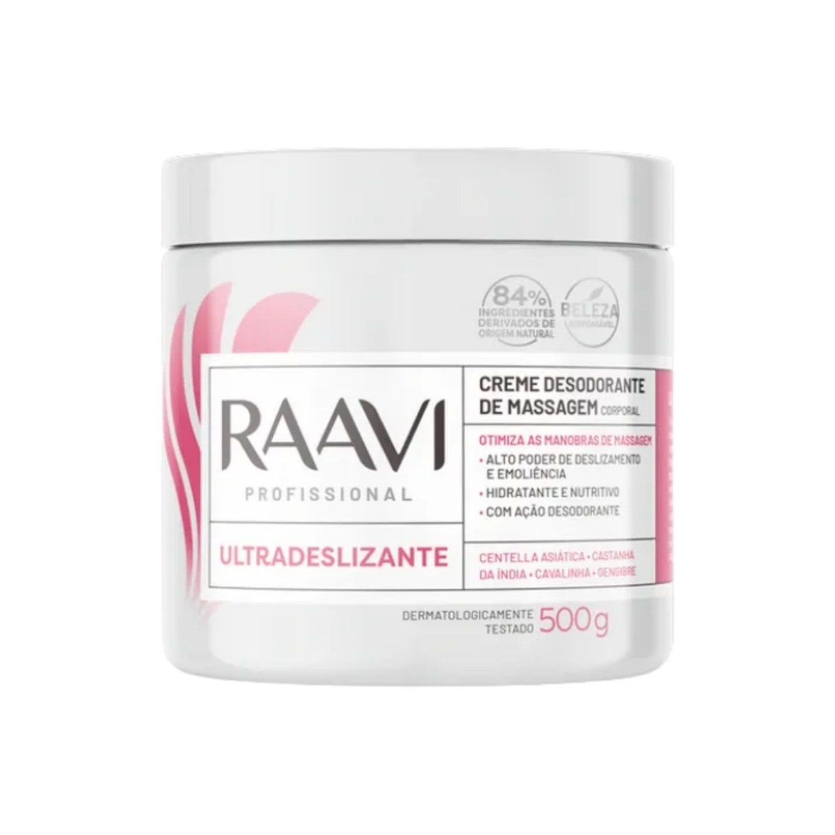 Creme Massagem Raavi Ultradeslizante Desodorante 500 g