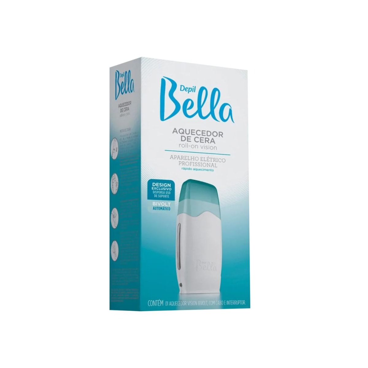 Depil Bella Aquecedor de Cera Roll-On Vision Depil Bella Aquecedor de Cera Roll-On Vision