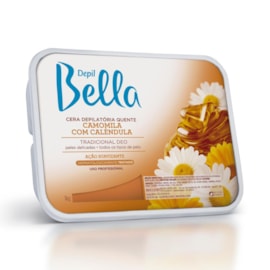 Depil Bella Cera Depilatória Camomila com Calêndula 1000g Depil Bella Cera Depilatória Camomila com Calêndula 1000g
