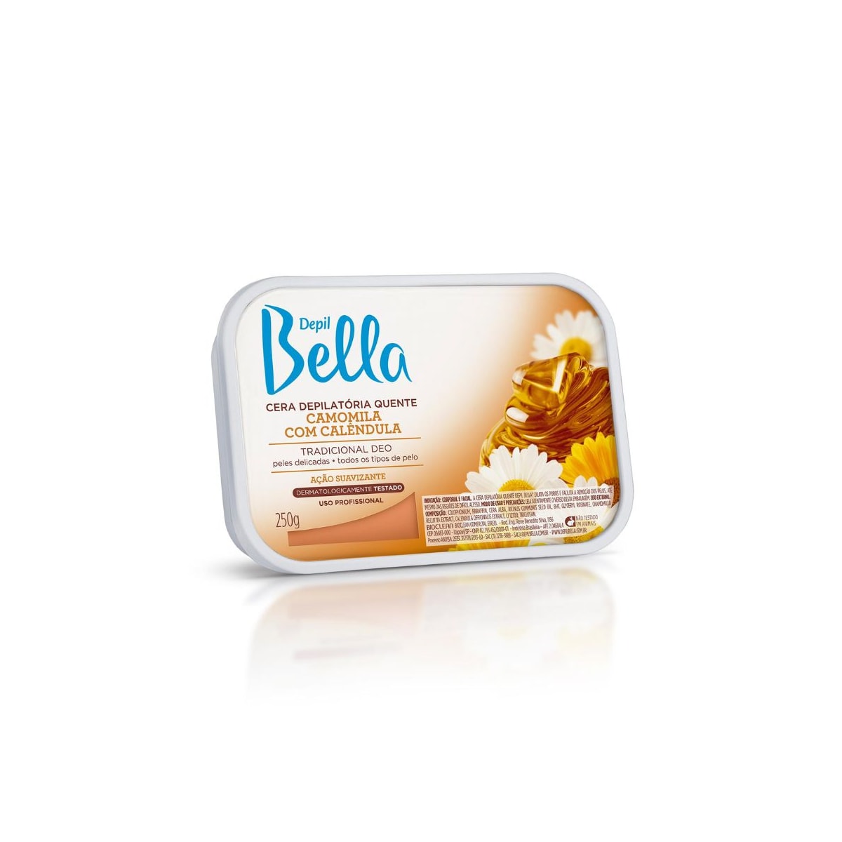 Depil Bella Cera Depilatória Camomila com Calêndula 250g Depil Bella Cera Depilatória Camomila com Calêndula 250g