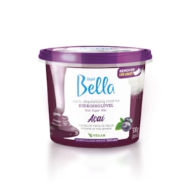Depil Bella Cera Depilatória Morna Hidrossolúvel Açaí 300g Depil Bella Cera Depilatória Morna Hidrossolúvel Açaí 300g