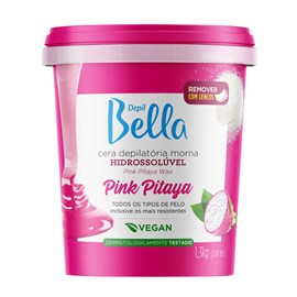 Depil Bella Cera Depilatória Morna Hidrossolúvel Pink Pitaya 1300g