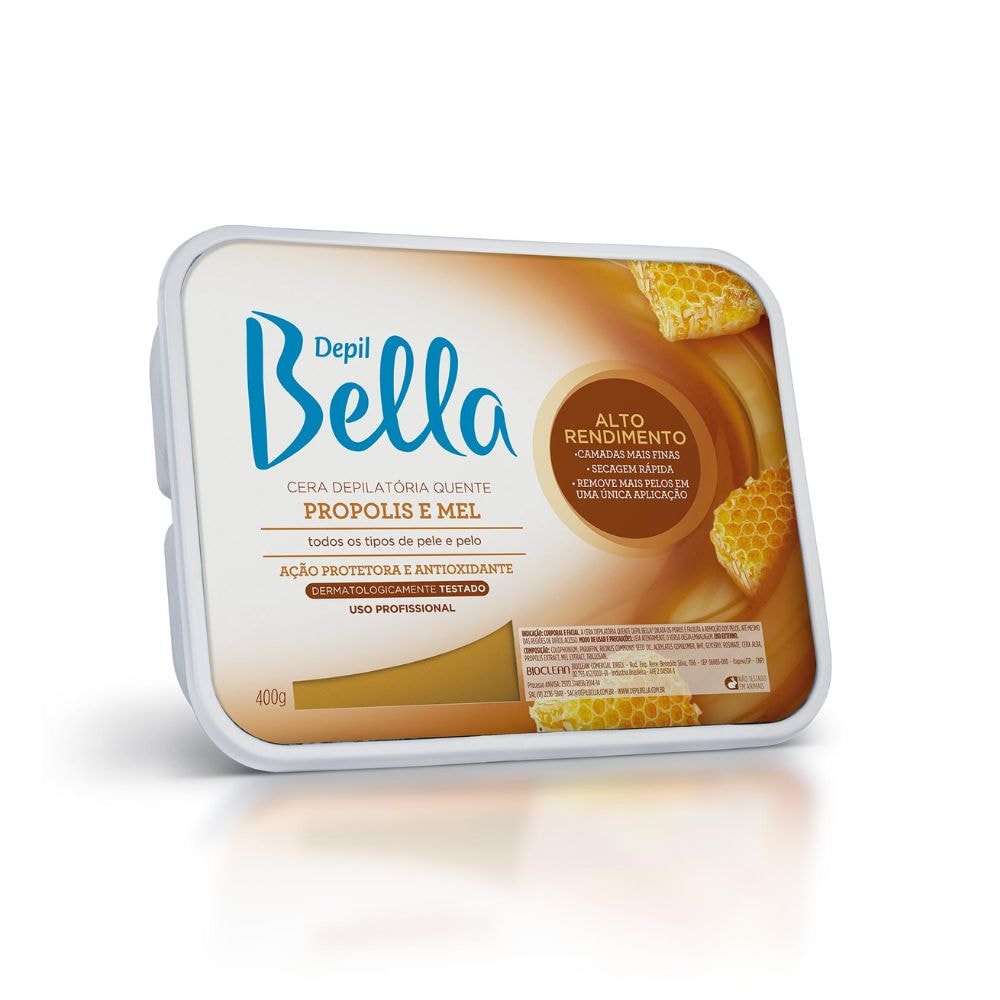 Depil Bella Cera Depilatória Própolis e Mel 400g