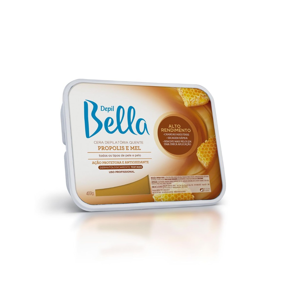 Depil Bella Cera Depilatória Própolis e Mel 400g