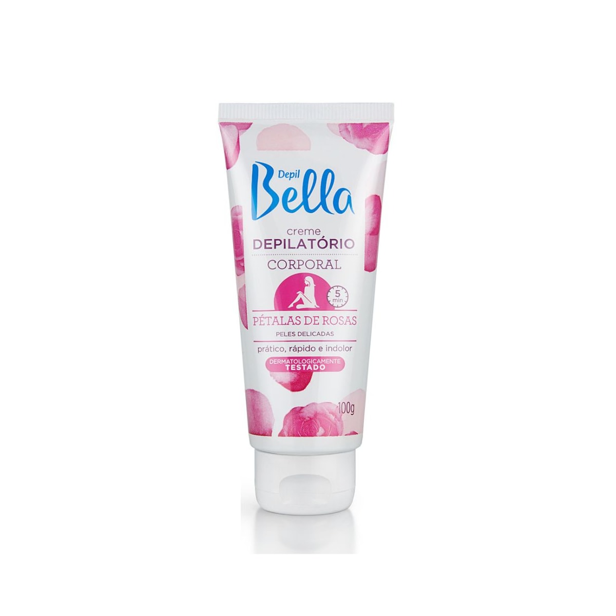Depil Bella Creme Depilatório Corporal Pétalas de Rosa 100g
