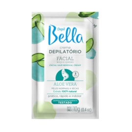Depil Bella Creme Depilatório Facial Aloe Vera 10g Depil Bella Creme Depilatório Facial Aloe Vera 10g