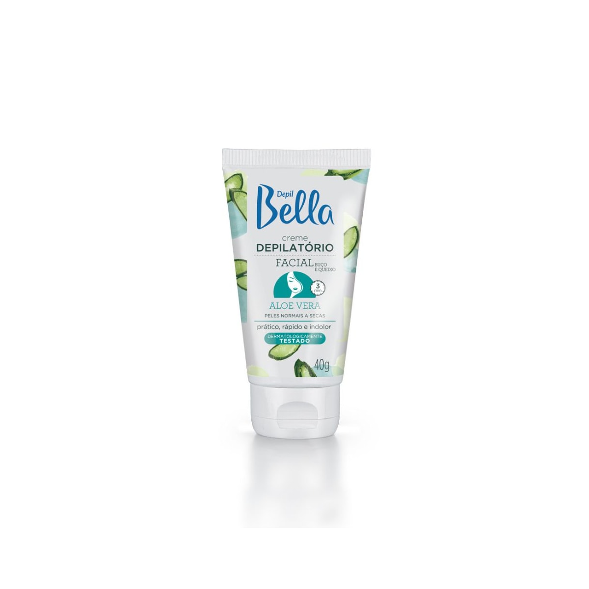 Depil Bella Creme Depilatório Facial Aloe Vera 40 g