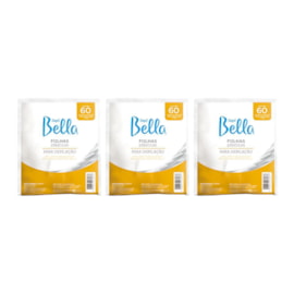 Depil Bella Folhas Plásticas Kit 3 pacotes Depilação 60un