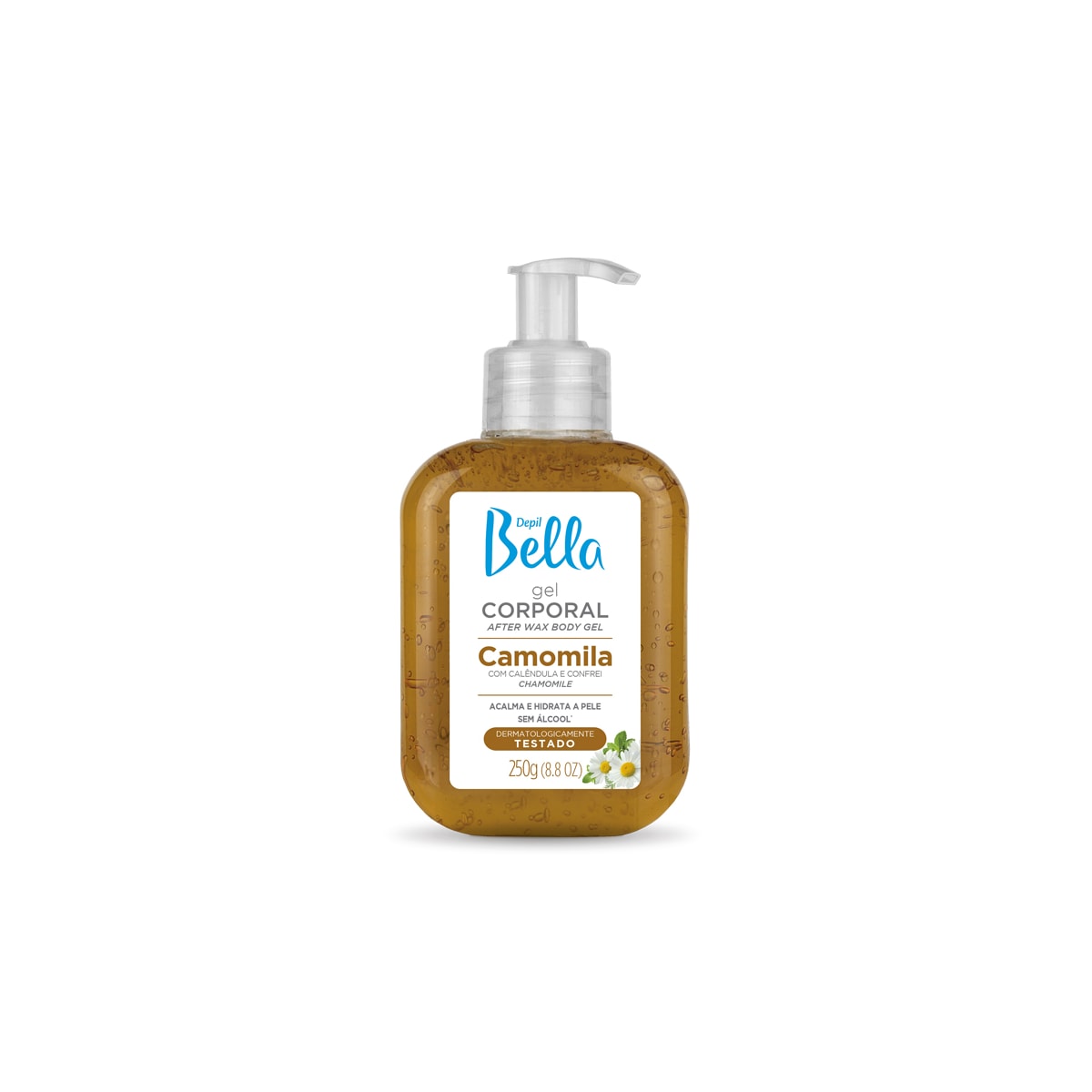 Depil Bella Gel Corporal Camomila 250g Depil Bella Gel Corporal Camomila 250g