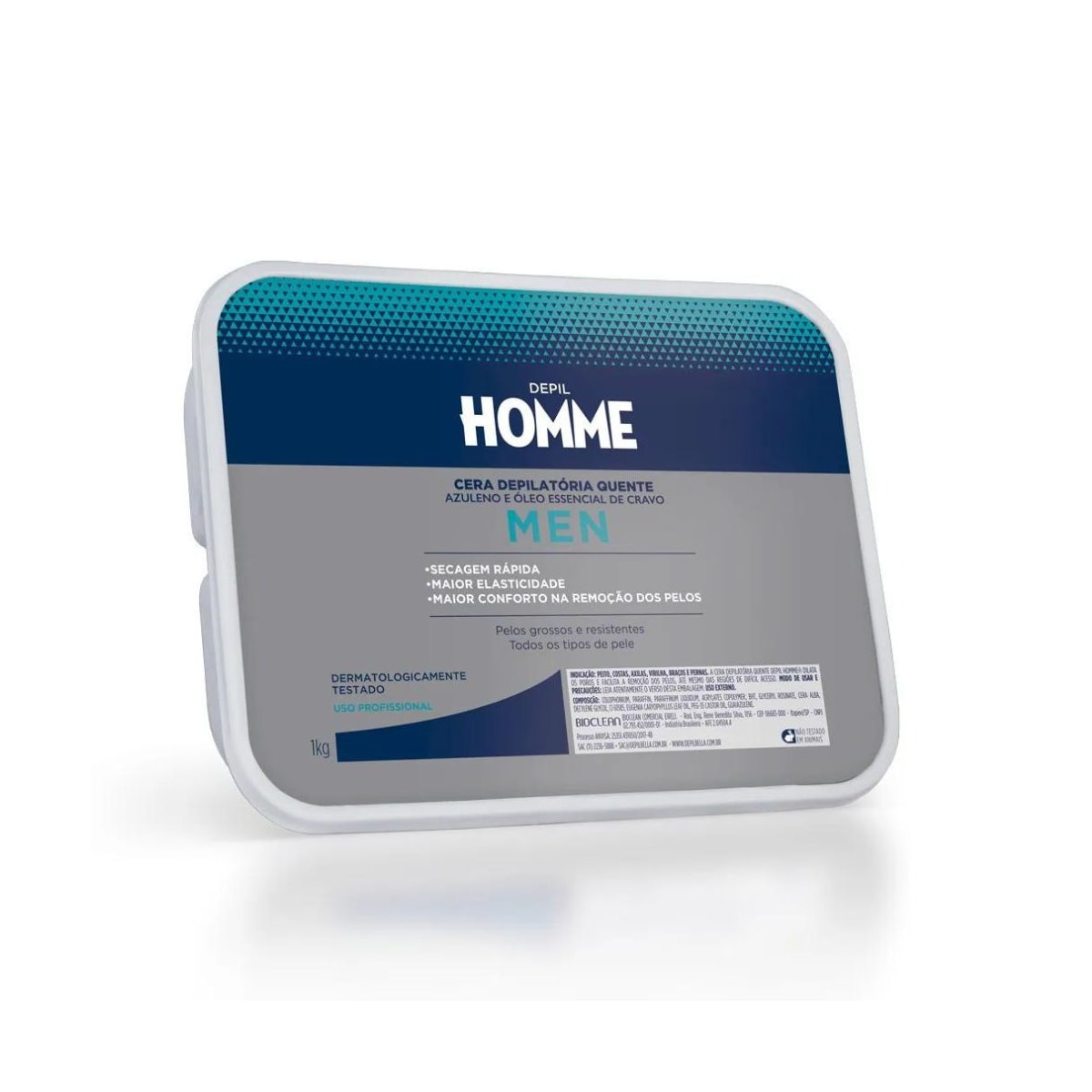 Depil Bella Homme Cera Depilatória Quente 1000g Depil Bella Homme Cera Depilatória Quente 1000g