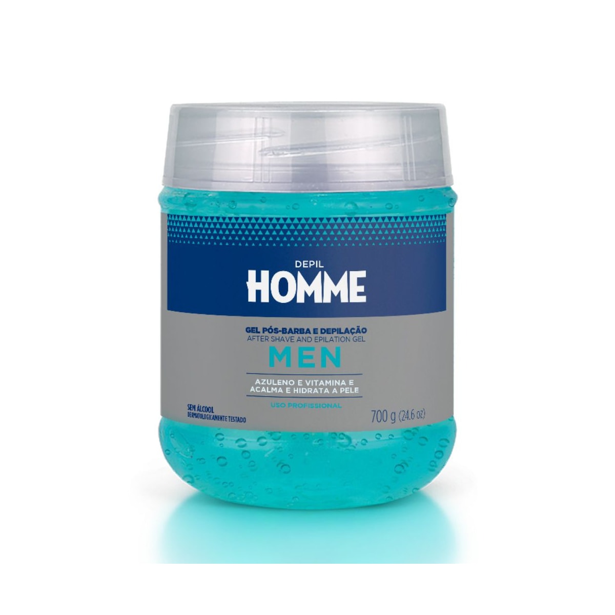 Depil Bella Homme Gel Pós-Barba e Pós-Depilação 700 g