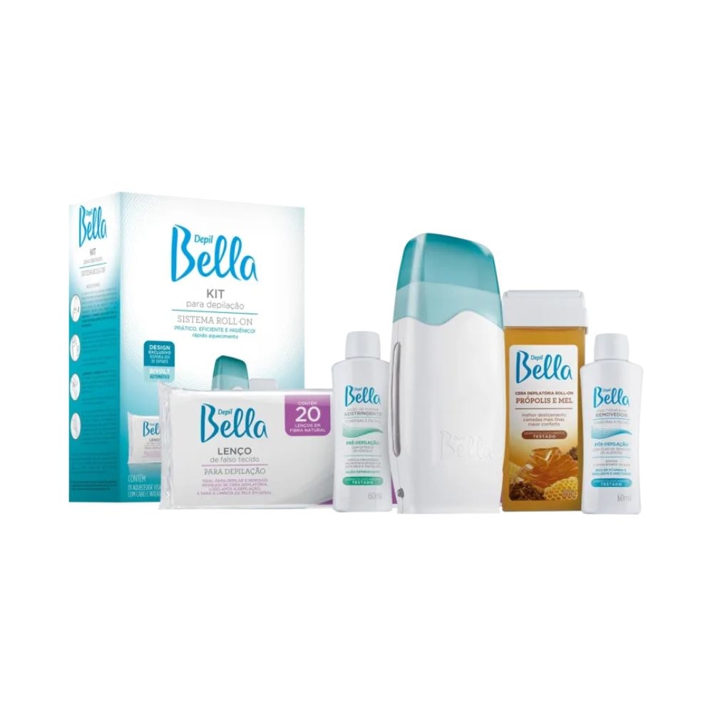 Depil Bella Kit Depilação Sistema Roll-on (5 Produtos)