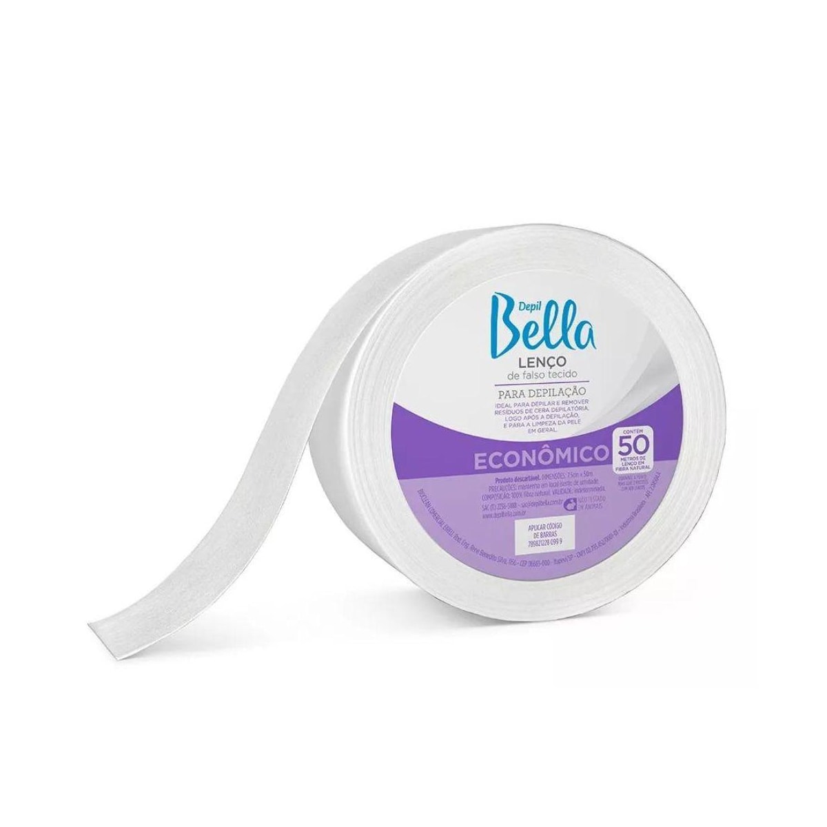 Depil Bella Lenço Econômico 50m Depil Bella Lenço Econômico 50m