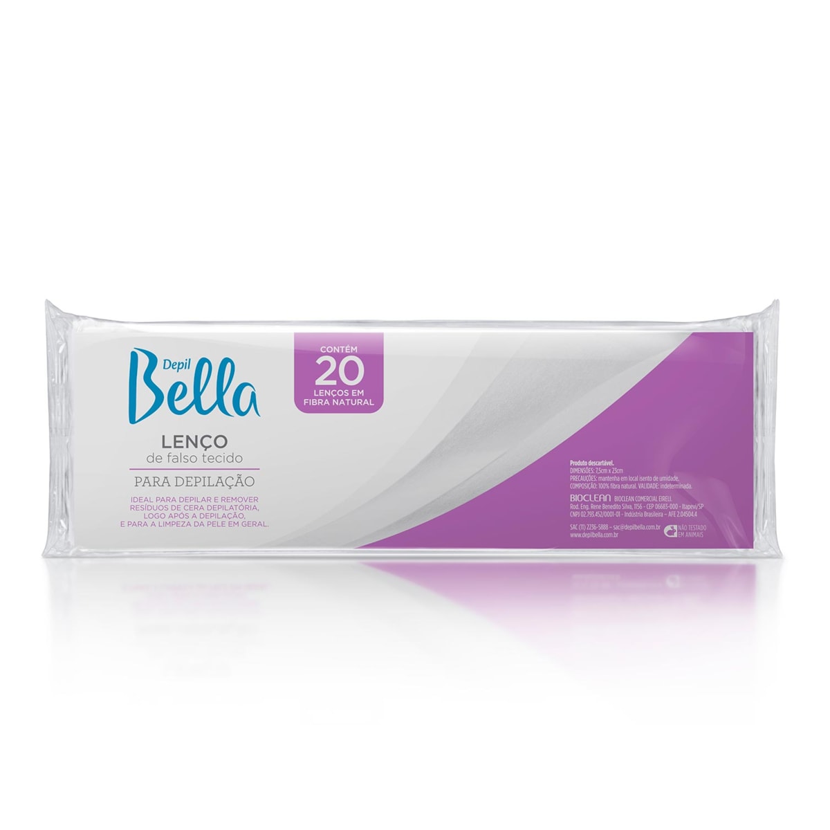 Depil Bella Lenços para Depilação 20 Unidades Depil Bella Lenços para Depilação 20 Unidades
