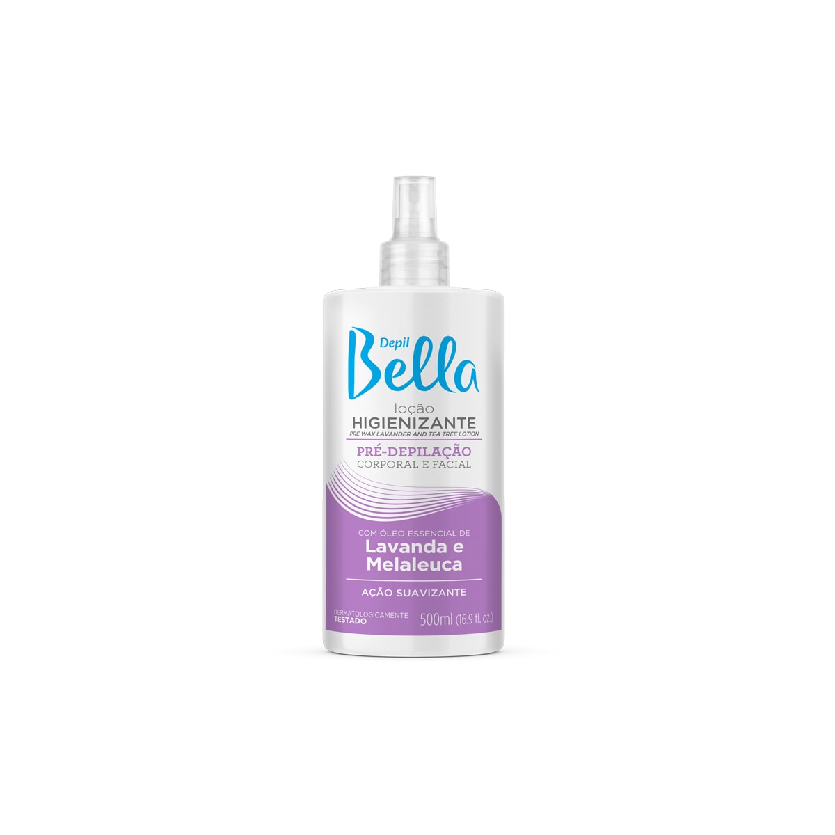 Depil Bella Loção Higienizante Lavanda e Melaleuca 500 ml