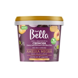 Depil Bella Micro-Ondas Ameixa Negra Cera Depilatória 100g
