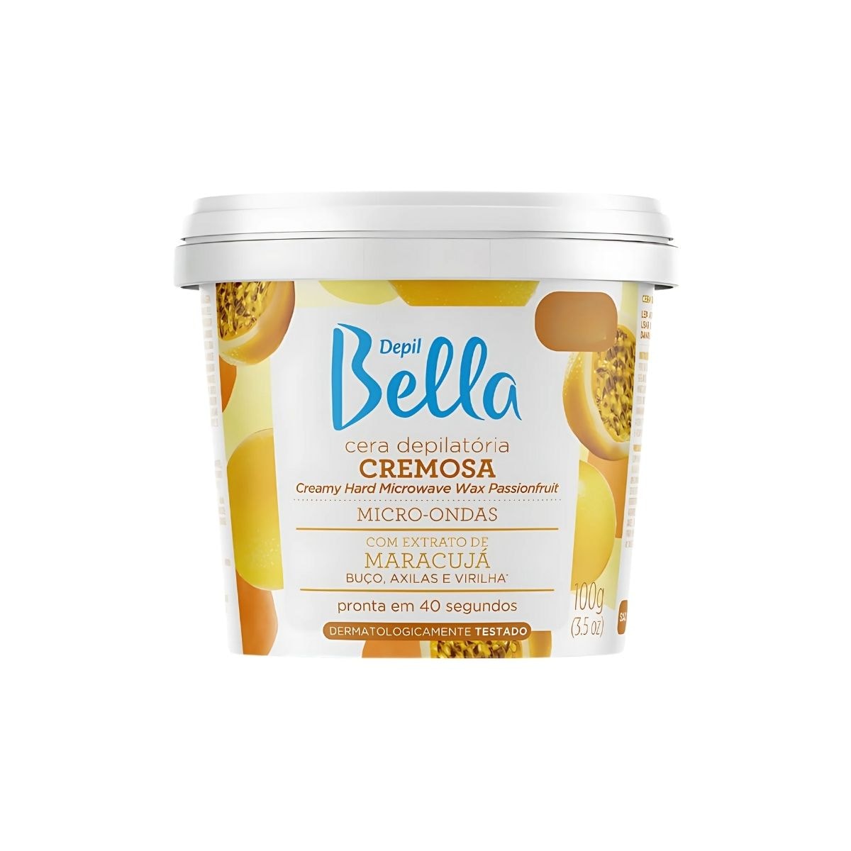 Depil Bella Micro-Ondas Maracujá Cera Depilatória 100g