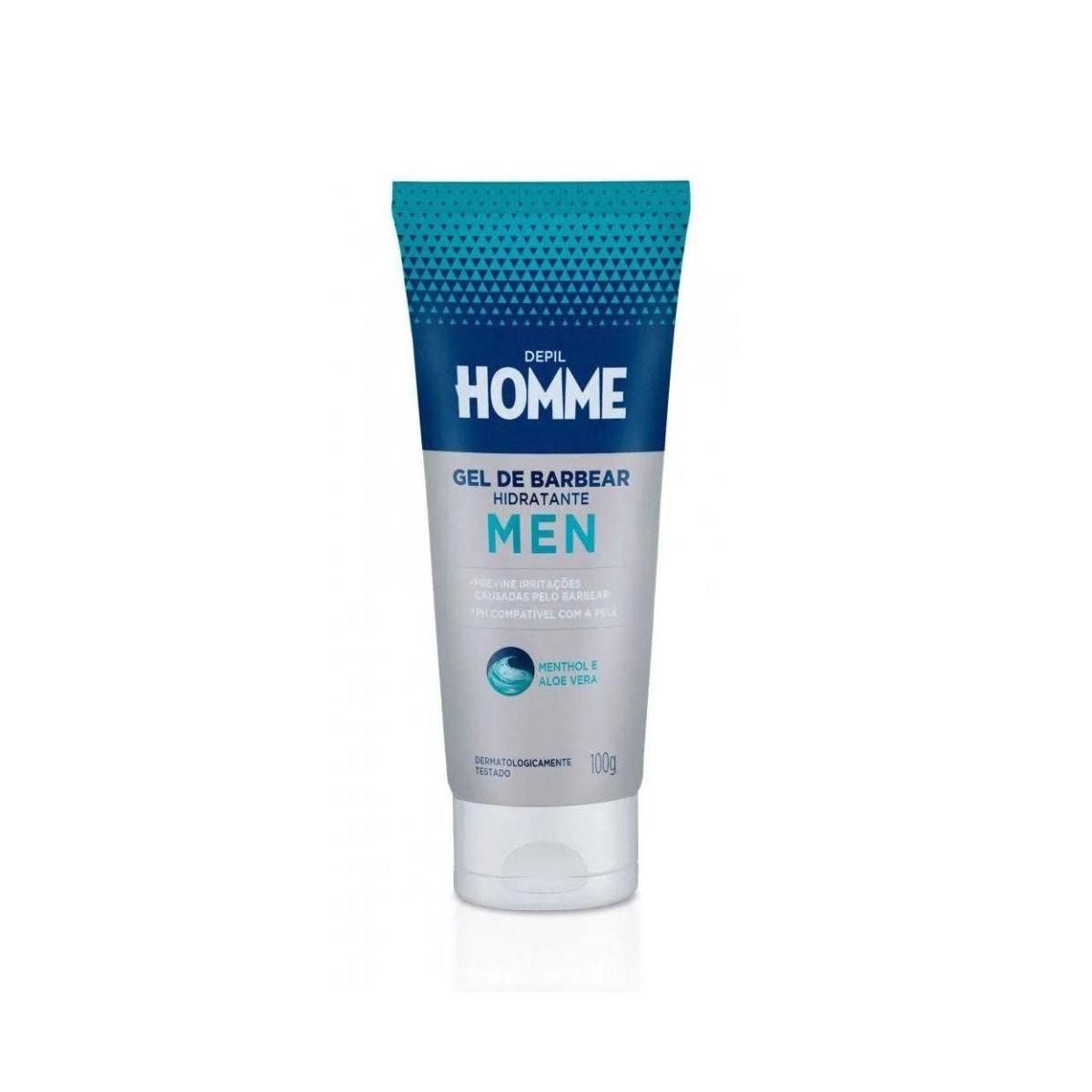 Depil Homme Gel de Barbear Hidratante 100 g