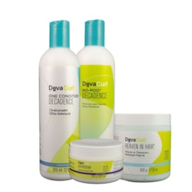 DevaCurl No-Poo Decadence Kit Home Care (4 Produtos)