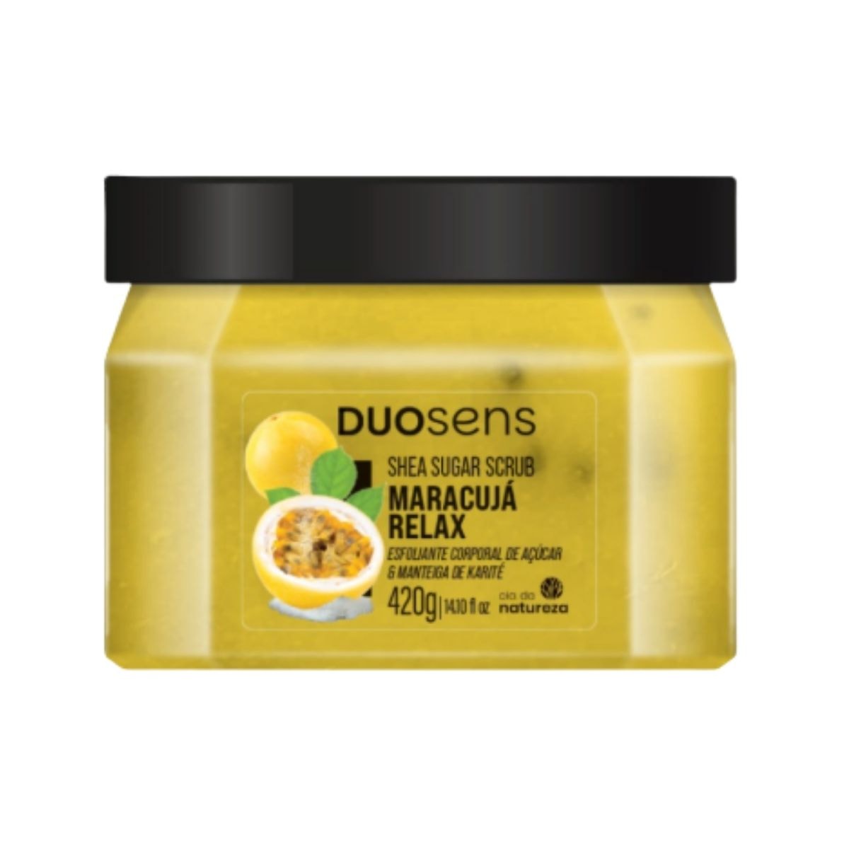 Esfoliante Cia da Natureza Duosens Maracuja Relax 420 g Esfoliante Cia da Natureza Duosens Maracuja Relax 420 g
