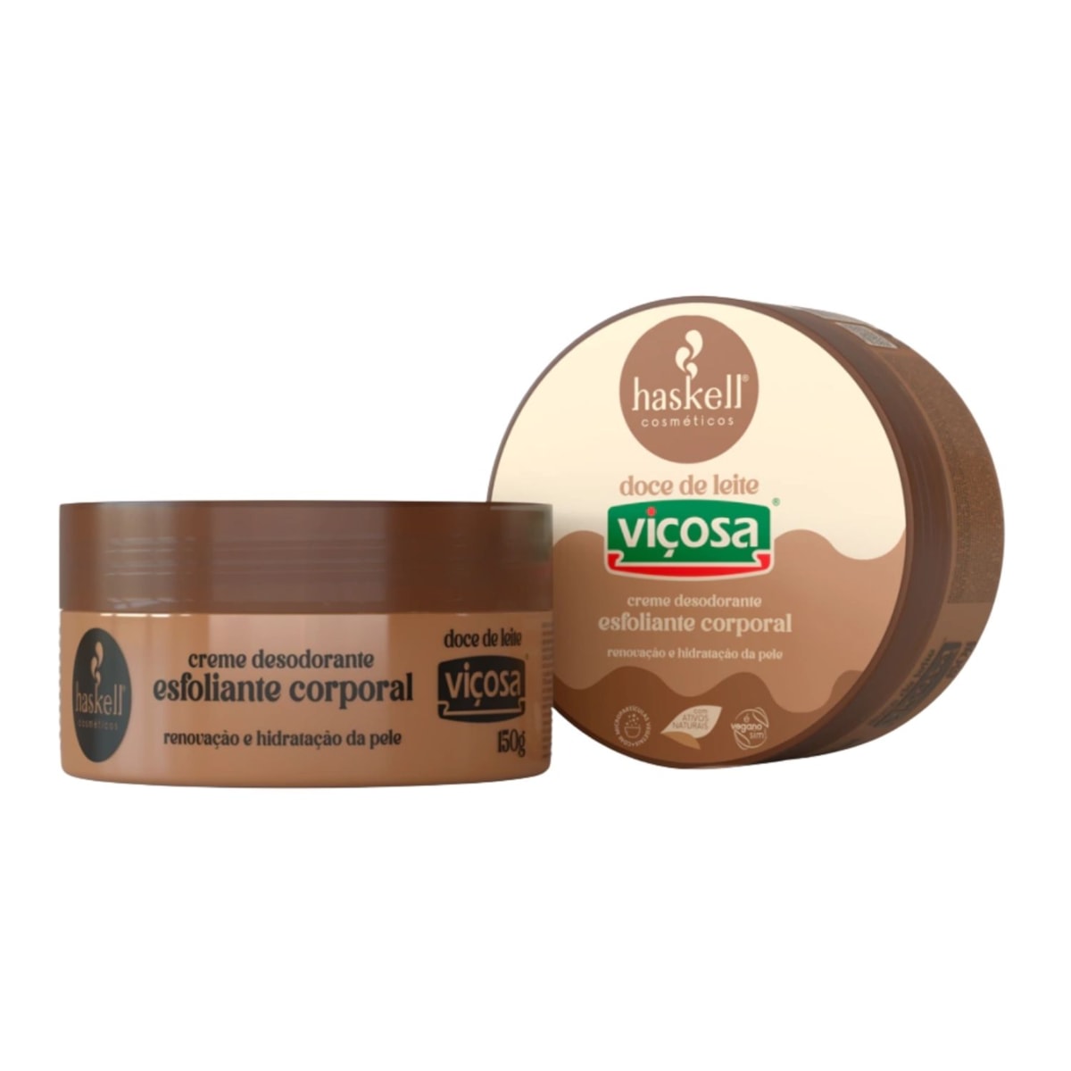 Esfoliante Corporal Haskell Viçosa Doce de Leite 150g