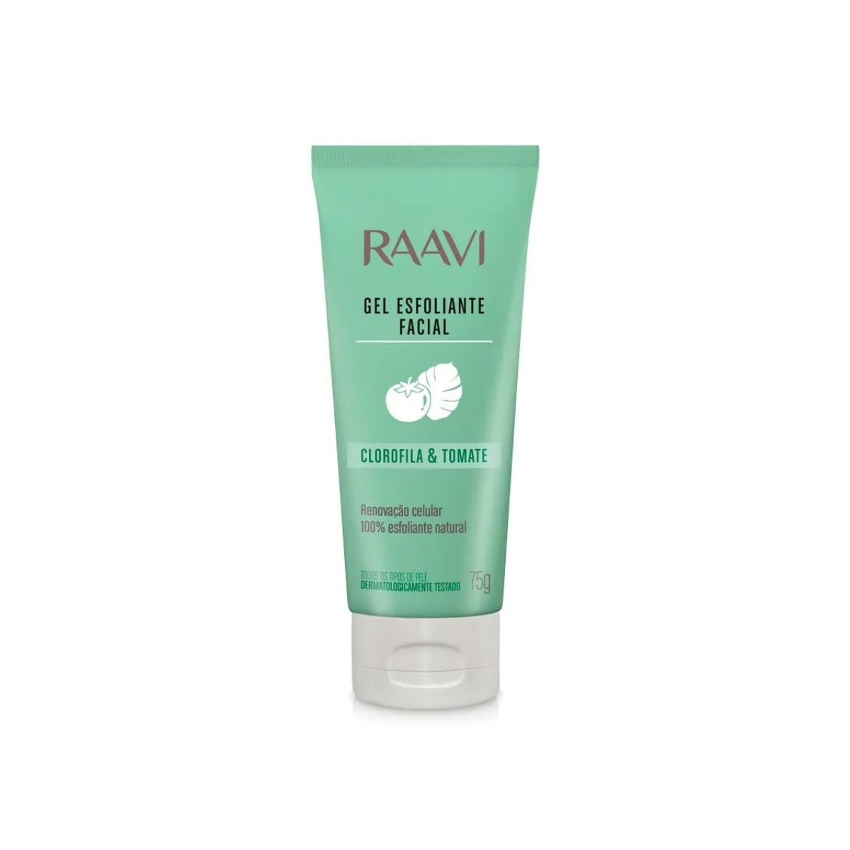 Esfoliante Raavi Gel Facial Clorofila e Tomate 75 g Esfoliante Raavi Gel Facial Clorofila e Tomate 75 g