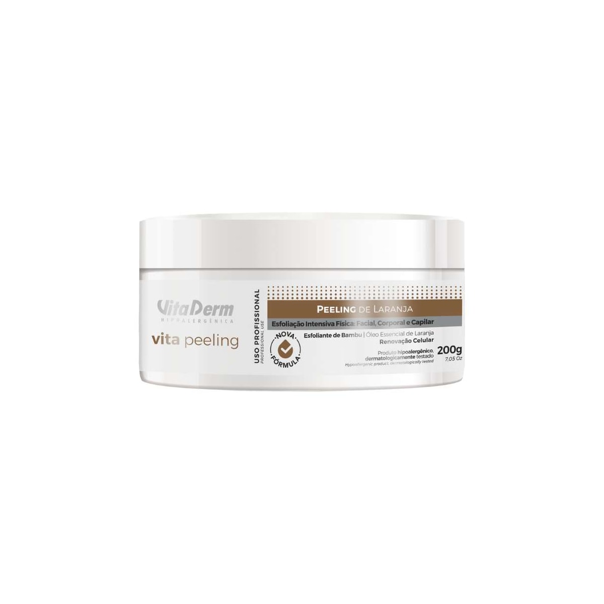 Esfoliante Vita Derm Vita Peeling Laranja Multifuncional Creme 200 g