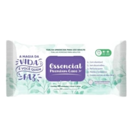Essencial Care Toalhas Umedecidas Adulto 48 Folhas Essencial Care Toalhas Umedecidas Adulto 48 Folhas