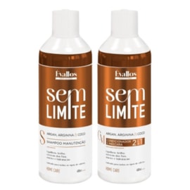Évallos Profissional Manutenção Sem Limite Shampoo + Condicionador 400ml Évallos Profissional Manutenção Sem Limite Shampoo + Condicionador 400ml
