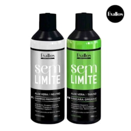 Évallos Profissional Progressiva Organic + Shampoo Antiresiduo Sem Limite 2x400ml Évallos Profissional Progressiva Organic + Shampoo Antiresiduo Sem Limite 2x400ml