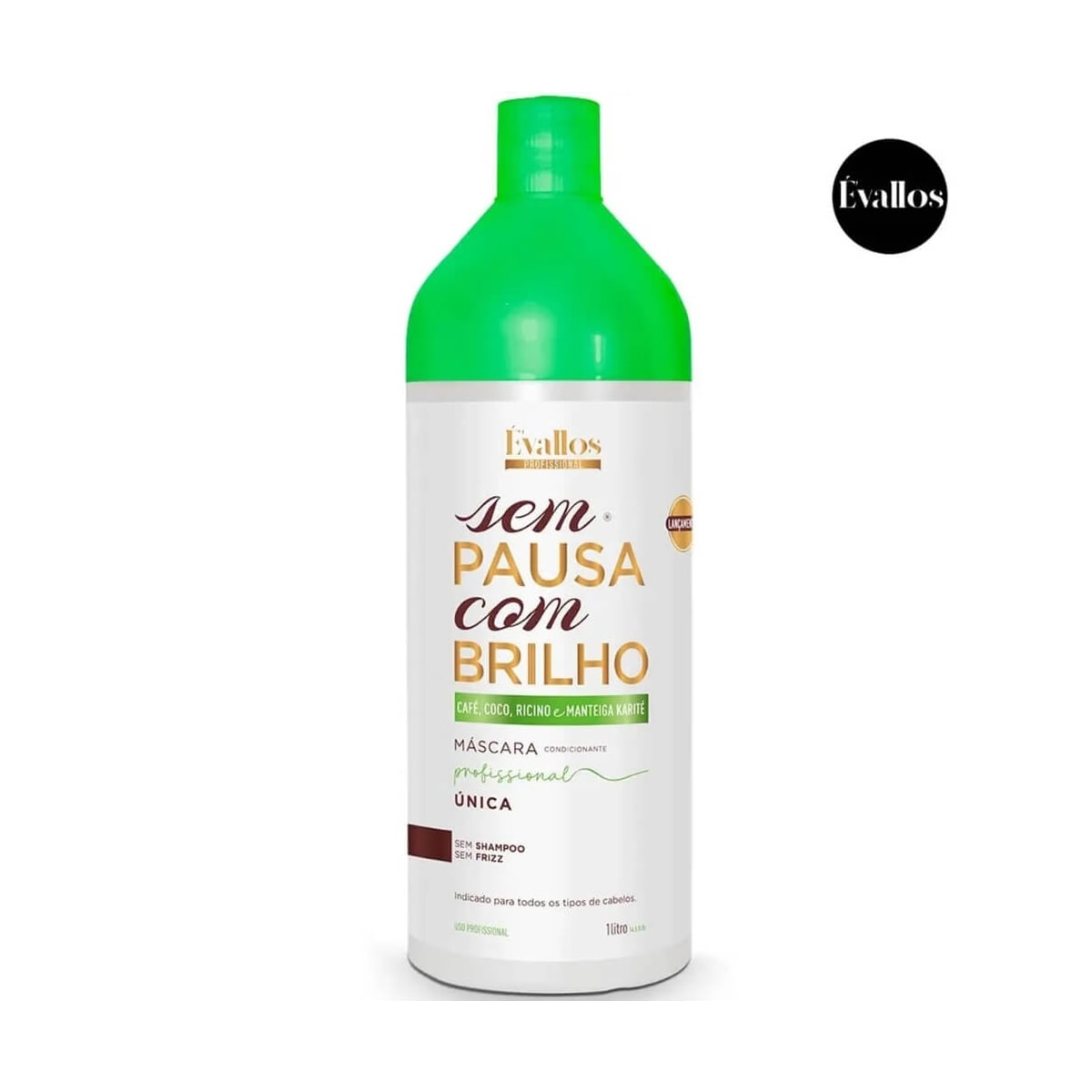 Évallos Profissional Progressiva Sem Pausa com Brilho 1000ml Évallos Profissional Progressiva Sem Pausa com Brilho 1000ml