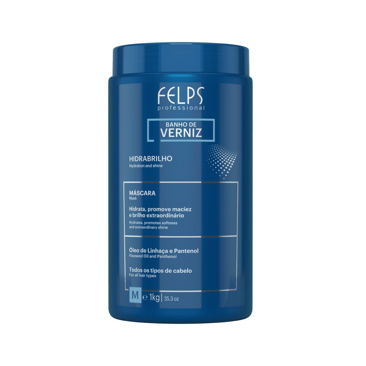 Felps Professional Banho de Verniz Máscara 1000g Felps Professional Banho de Verniz Máscara 1000g