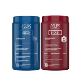 Felps Professional Cronograma Lumiforce (S.O.S.+ Banho de Verniz 2 x 1000ml)