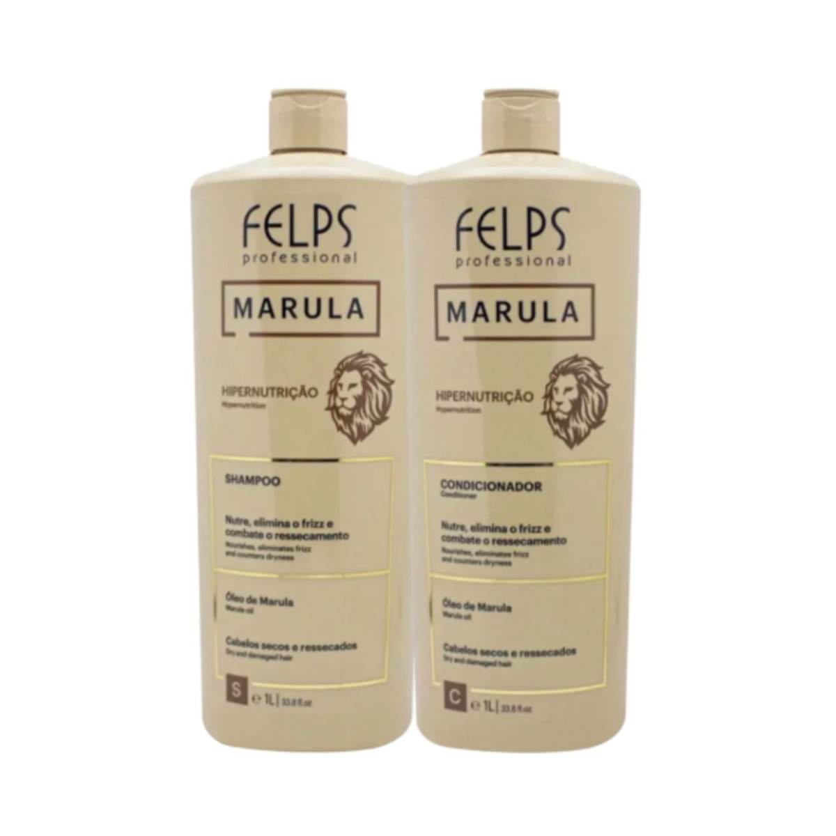 Felps Professional Marula Shampoo + Condicionador (2 x 1000ml) Felps Professional Marula Shampoo + Condicionador (2 x 1000ml)