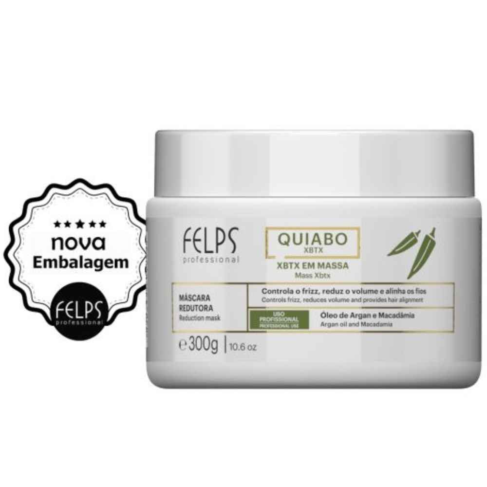 Felps Professional Quiabo XBTX Redutor de Volume em Massa 300g