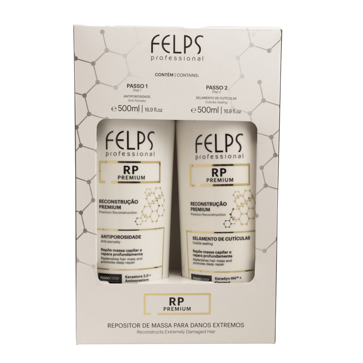 Felps Professional RP Premium Kit Reconstrução 500ml Felps Professional RP Premium Kit Reconstrução 500ml