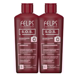 Felps Professional S.O.S Shampoo + Condicionador (2 x 250ml) Felps Professional S.O.S Shampoo + Condicionador (2 x 250ml)