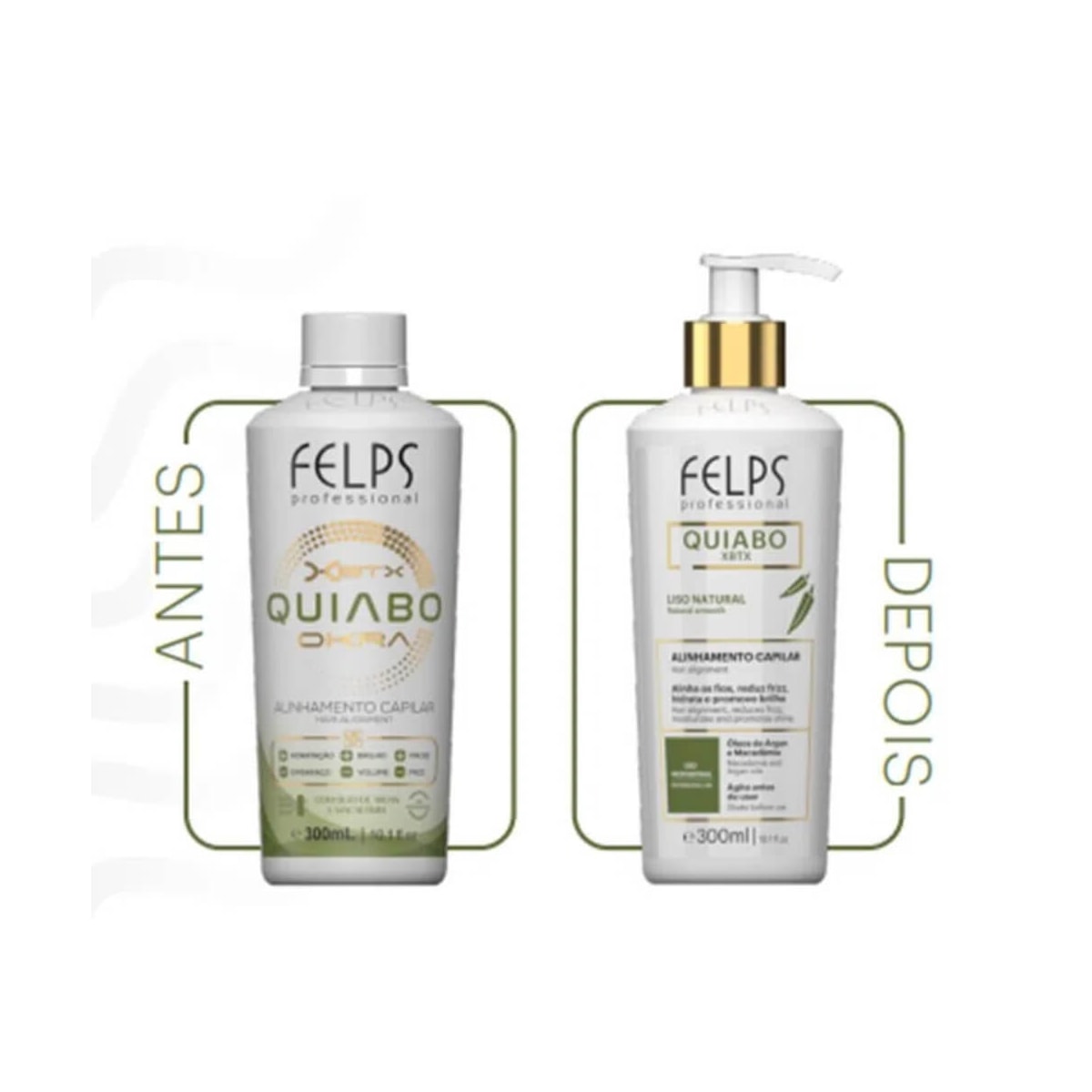 Felps Professional XBTX Quiabo - Máscara Antifrizz 100ml Felps Professional XBTX Quiabo - Máscara Antifrizz 100ml