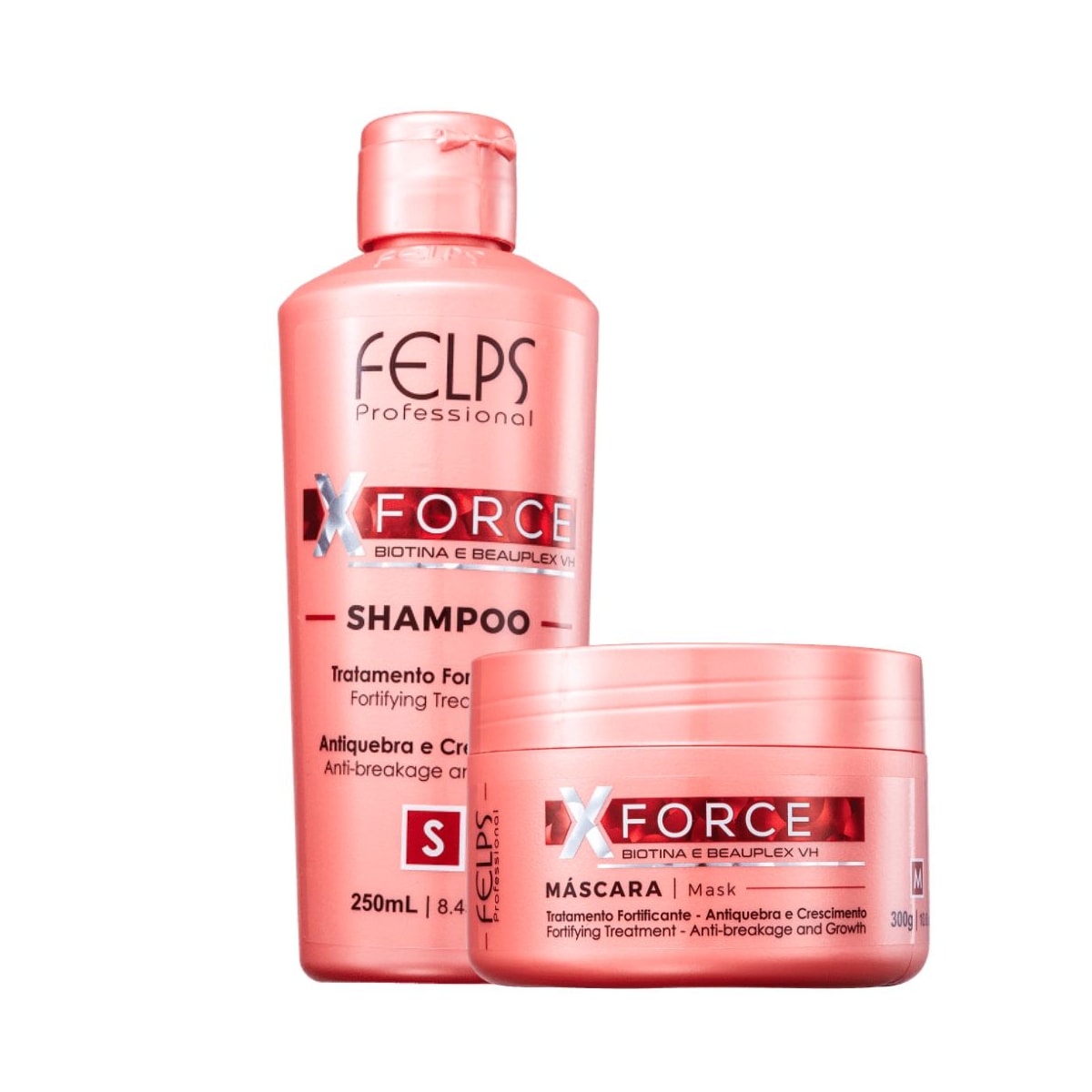 Felps Profissional XForce Shampoo 250ml + Máscara 300g Felps Profissional XForce Shampoo 250ml + Máscara 300g