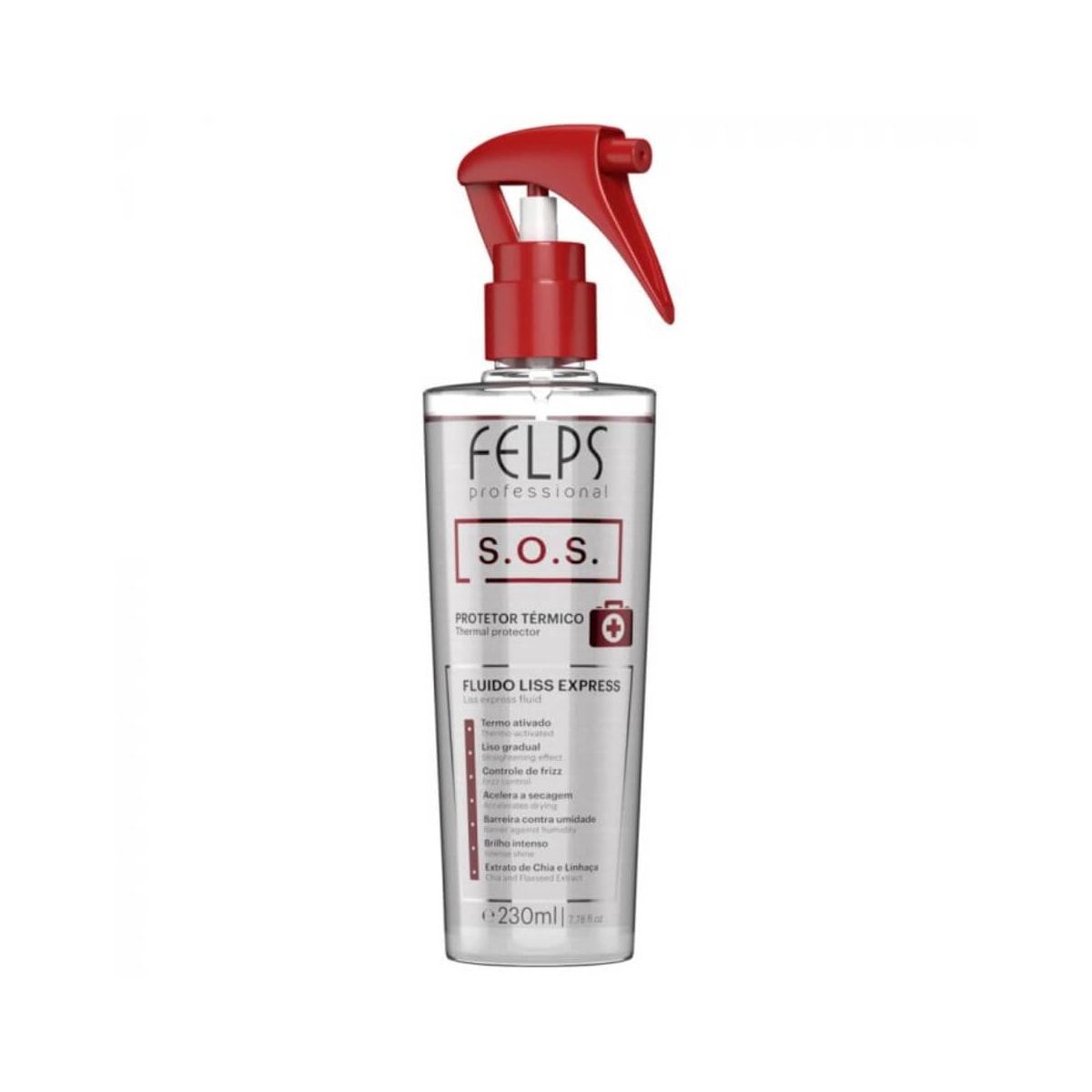 Felps S.O.S Liss Express Fluído Termoprotetor 230 ml