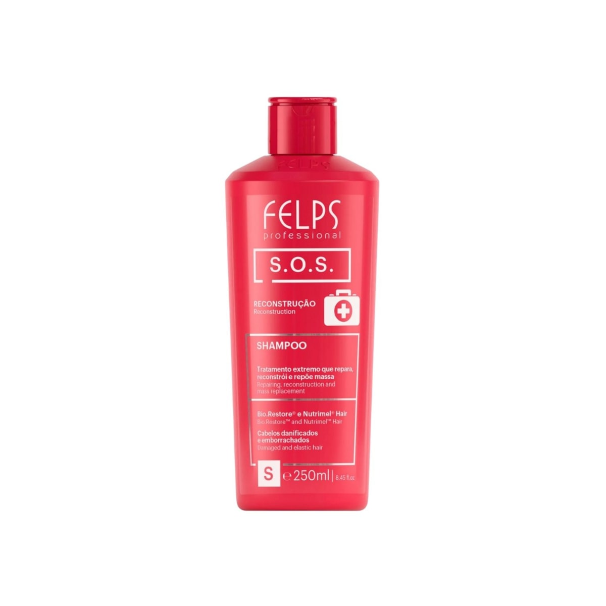 Felps SOS Reconstrução Shampoo Tratamento Capilar 500 ml