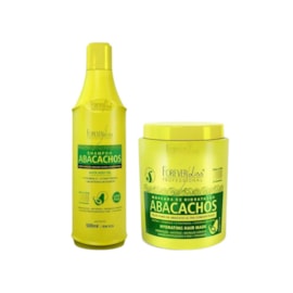 Forever Liss Abacachos Shampoo 500ml + Máscara 950g Forever Liss Abacachos Shampoo 500ml + Máscara 950g