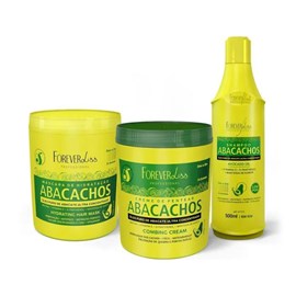 Forever Liss Abacachos Shampoo 500ml + Máscara + Leave-in 950g