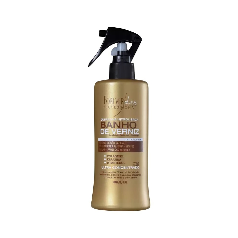 Forever Liss Banho de Verniz Queratina Leave-In 300ml