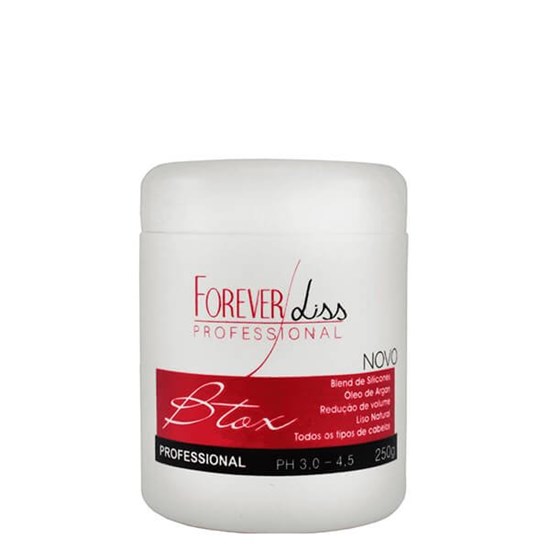 FOREVER LISS: Máscara Botox Organic Forever Liss 250g (BLACK PINK