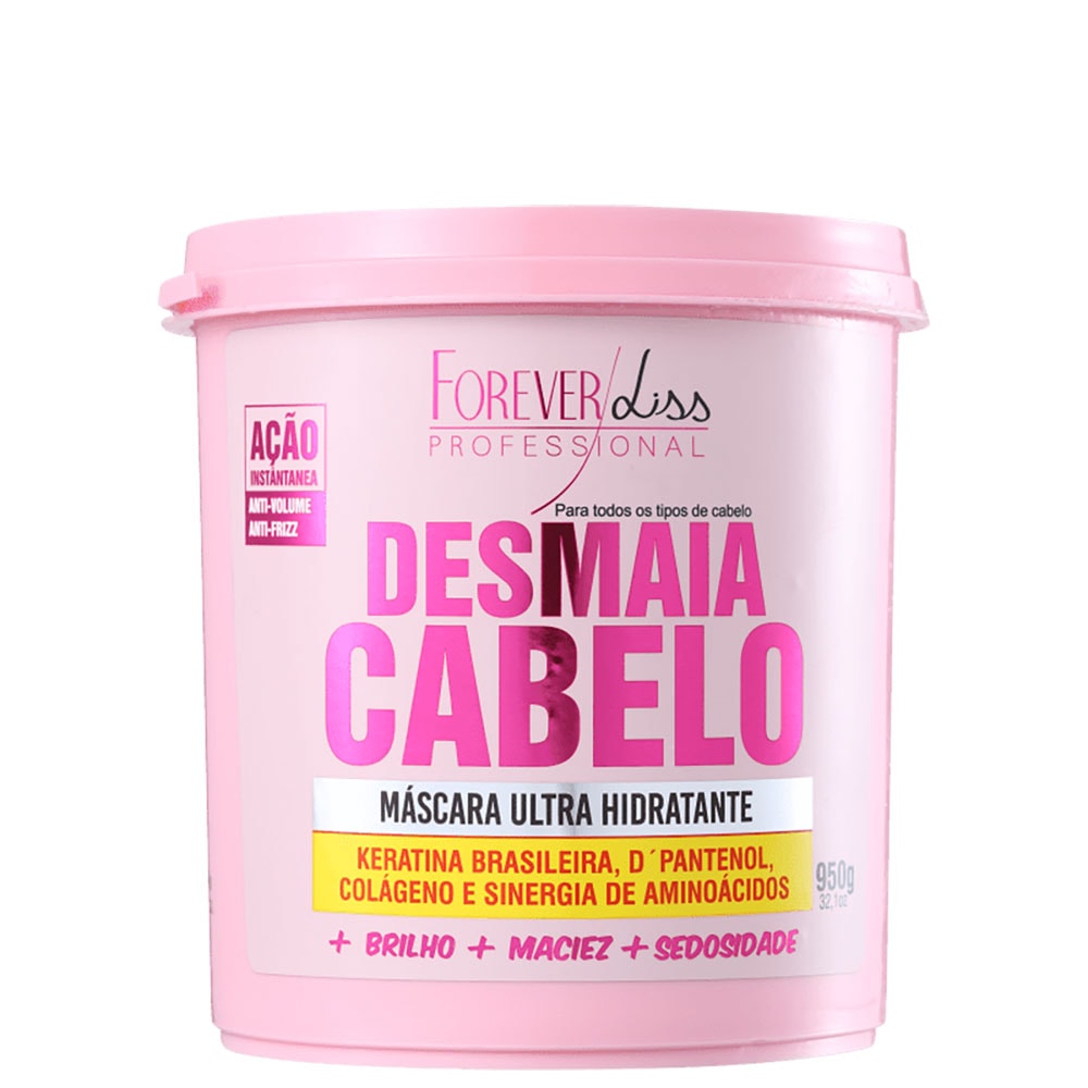 Forever Liss Desmaia Cabelo Máscara Ultra Hidratante 950g